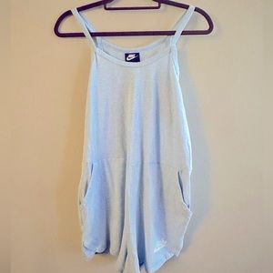 Nike Standard Fit Romper in Light Blue